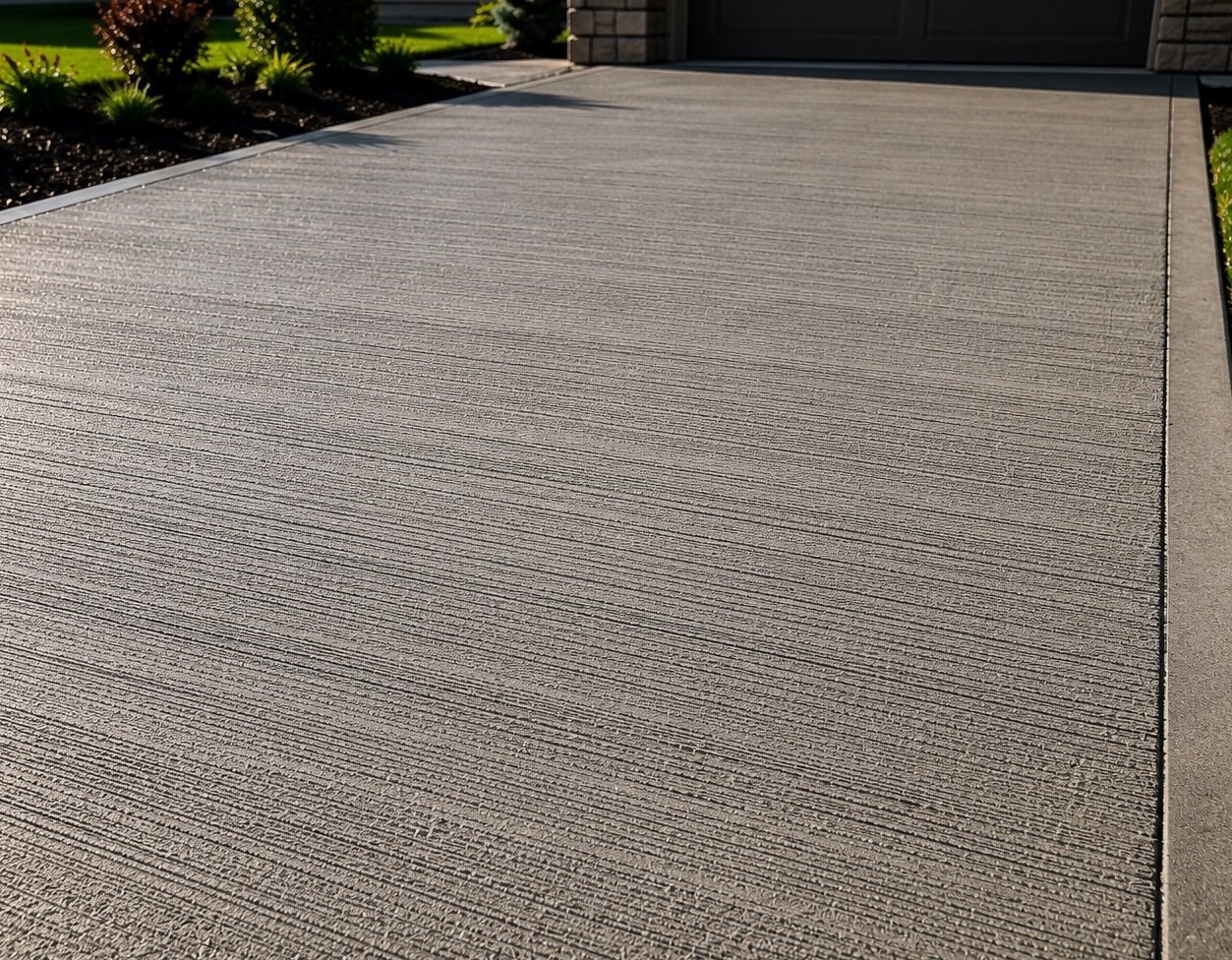 Broom Finish Concrete